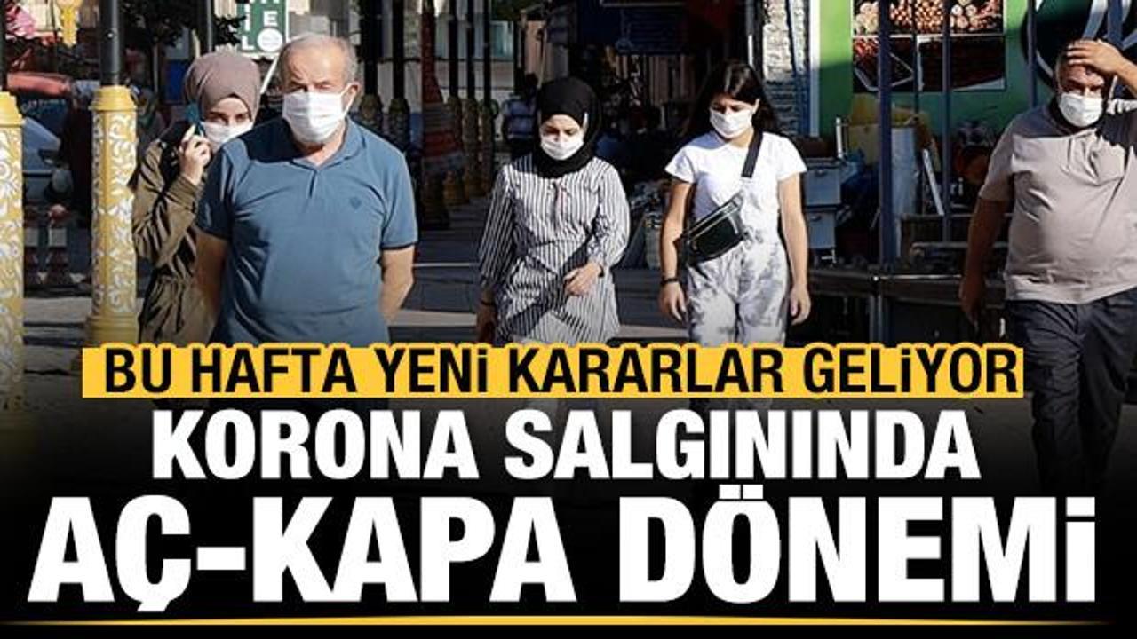 Koronavir&uuml;s salgınına karşı bu hafta yeni kararlar bekleniyor! 