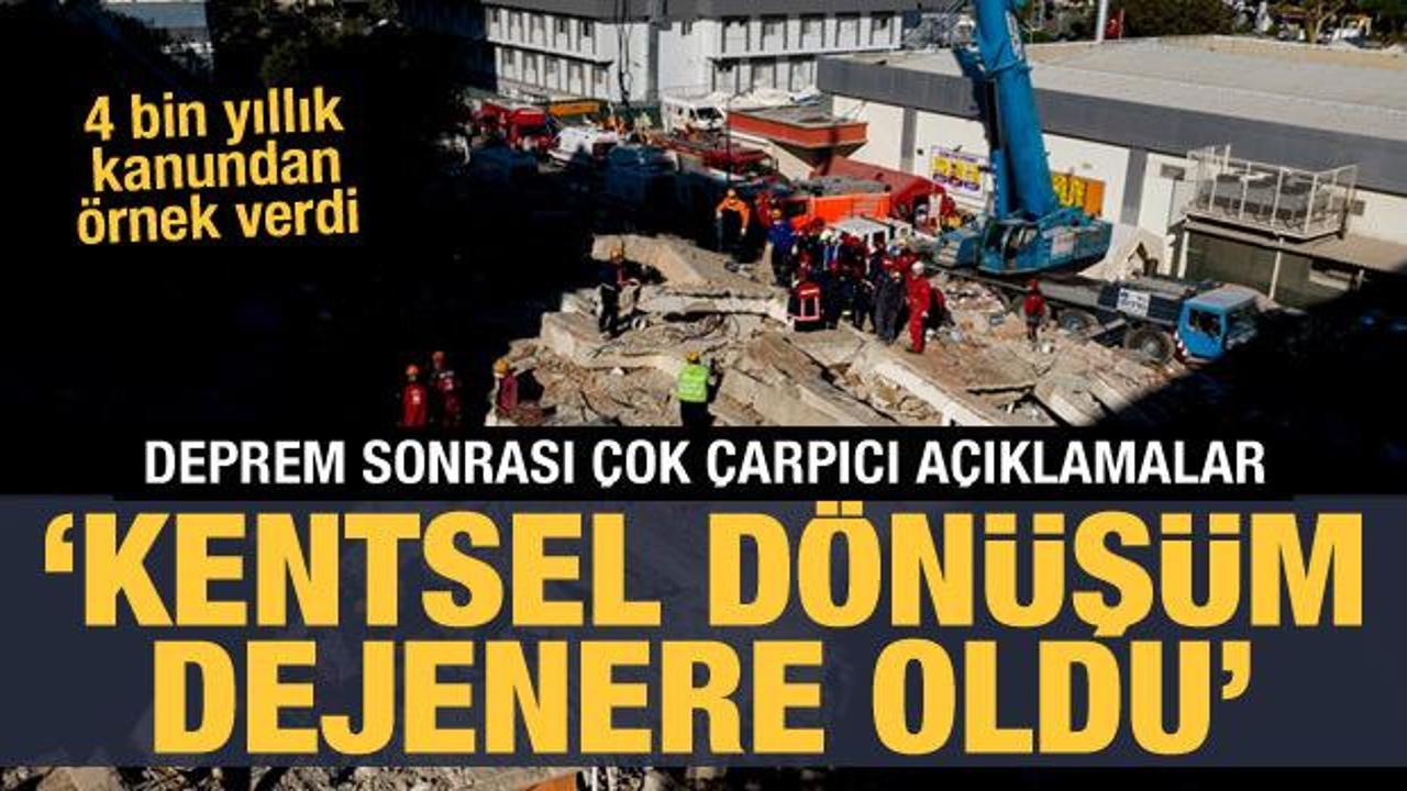Son dakika haberi: İzmir'deki depremle ilgili çarpıcı açıklamalar