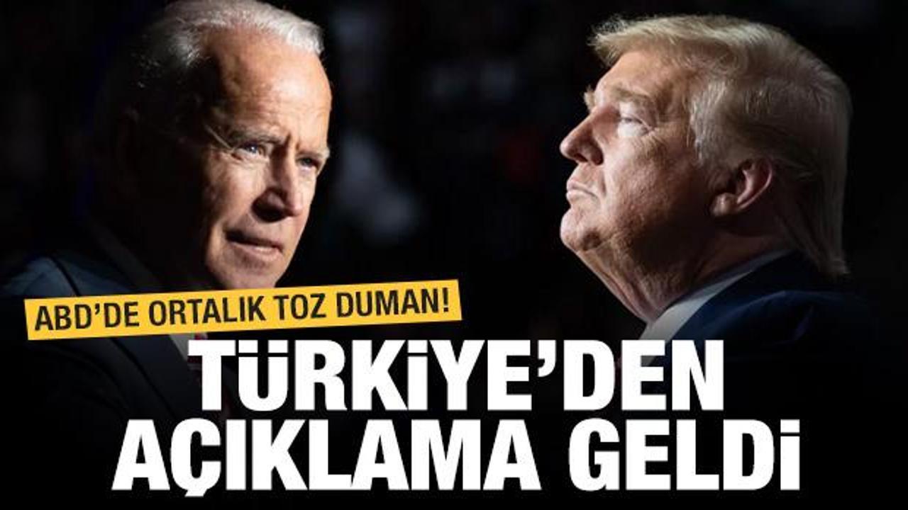 ABD'deki seçimler için Türkiye'den son dakika açıklaması