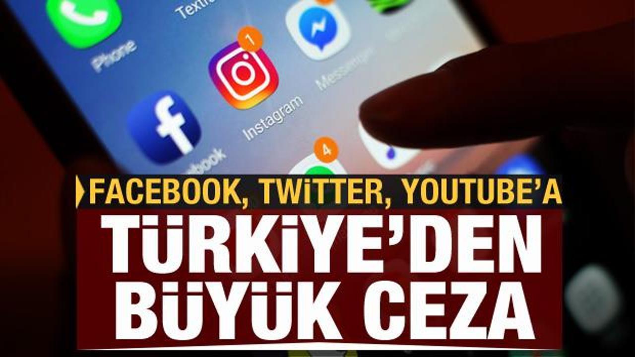 Facebook, Twitter, Youtube'a ceza