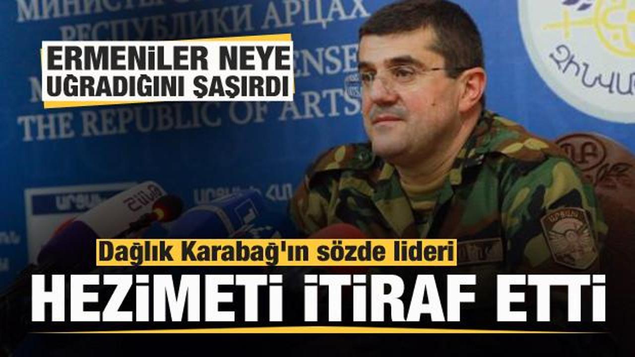 Şuşa zaferinin ardından Dağlık Karabağ'ın sözde lideri hezimeti itiraf etti