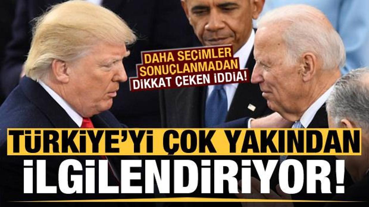 Türkiye'yi çok yakından ilgilendiriyor! ABD seçimi sonuçlanmadan dikkat çeken iddia