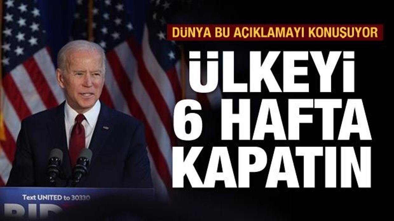 ABD'de Biden'ın Kovid-19 danışmanından salgını durdurmak i&ccedil;in 'kapanma' tavsiyesi