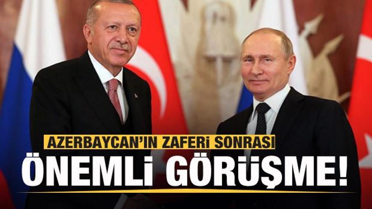 Dağlık Karabağ zaferi sonrası Başkan Erdoğan Putin'le görüştü