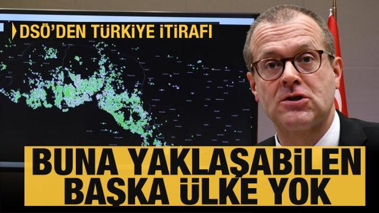 DSÖ'den Türkiye açıklaması: Çok etkileyici, buna yaklaşabilen ülke yok