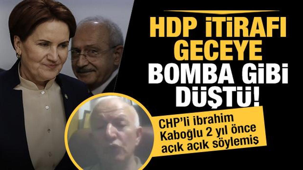 CHP'li İbrahim Kaboğlu HDP ile anayasa çalışması yapıldığını itiraf etti