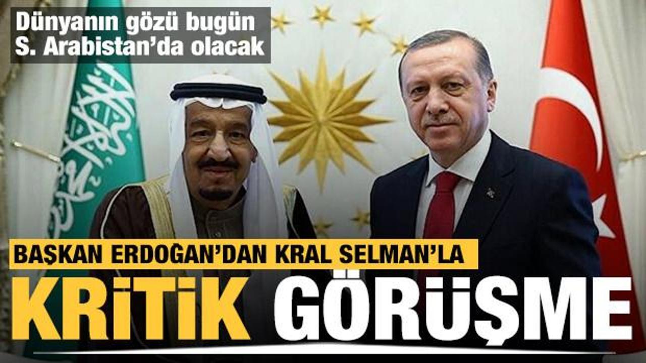 Cumhurbaşkanı Erdoğan, Kral Selman ile telefonda görüştü