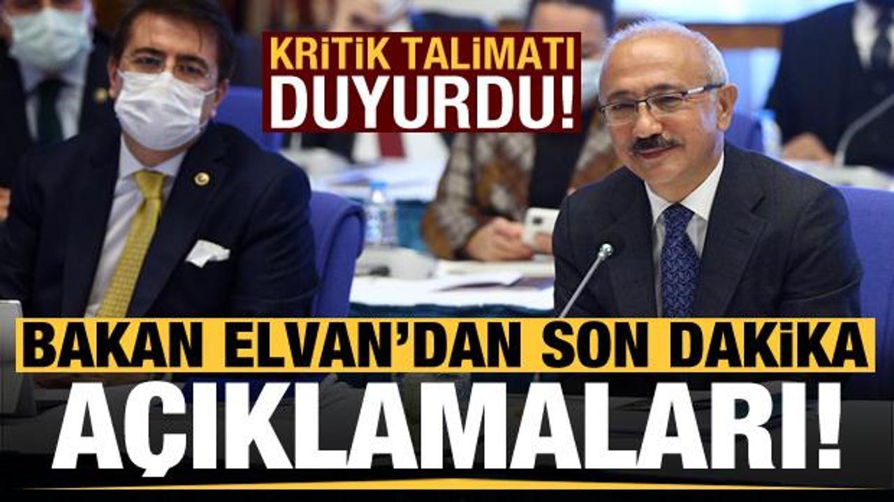 Hazine ve Maliye Bakanı L&uuml;tfi Elvan'dan &ouml;nemli a&ccedil;ıklamalar!