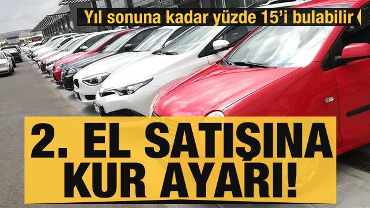  İkinci el araç satışına kur ayarı