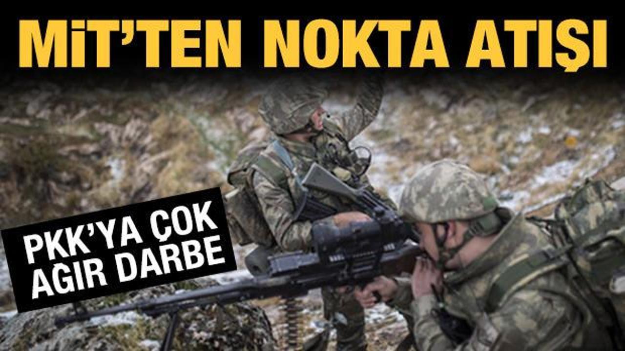 MİT'ten operasyon: PKK'ya ağır darbe!