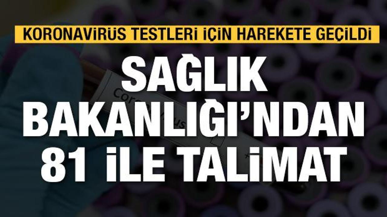 Son dakika: Sağlık Bakanlığı'ndan 81 il valiliğine yazı