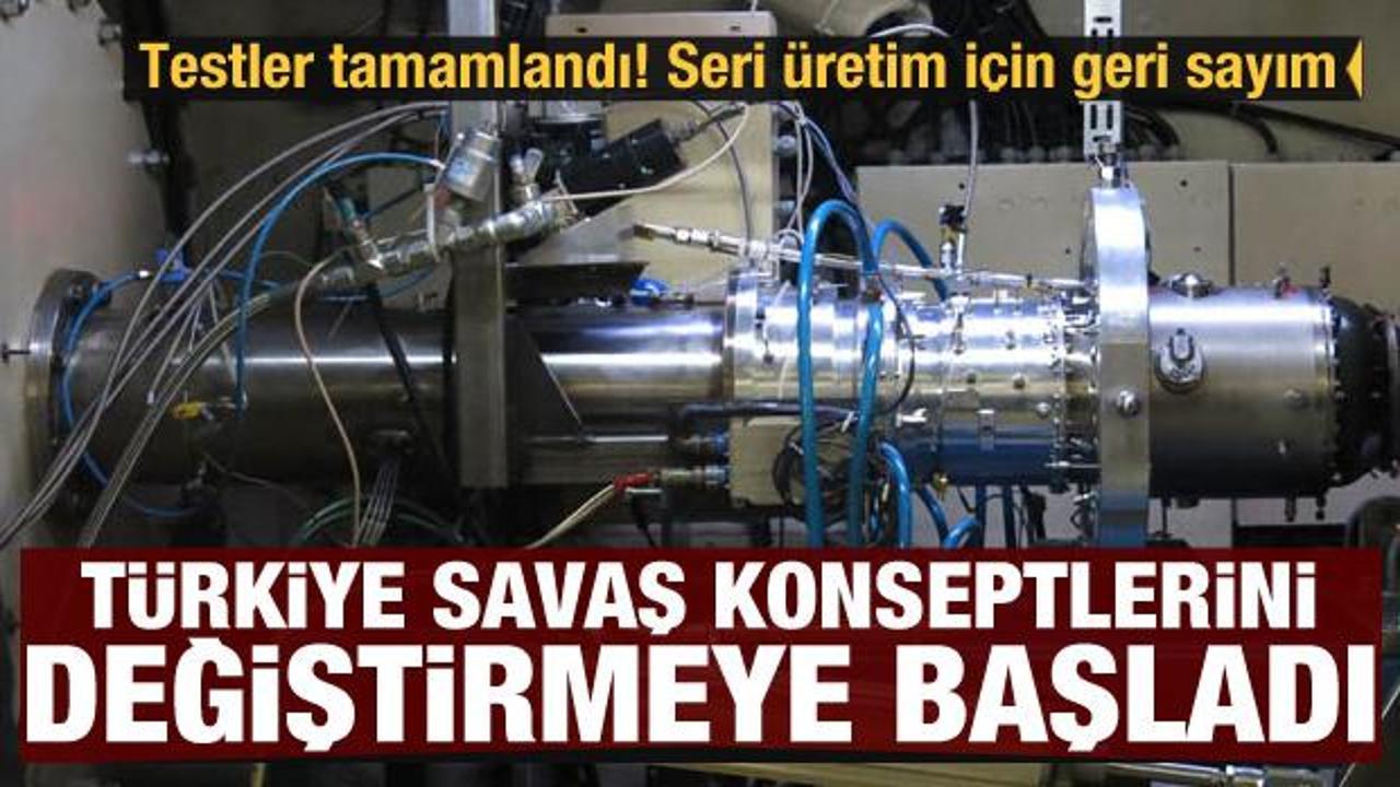 Türkiye için büyük heyecan! Milli Turbojet Motor'un seri üretimi için geri sayım başladı
