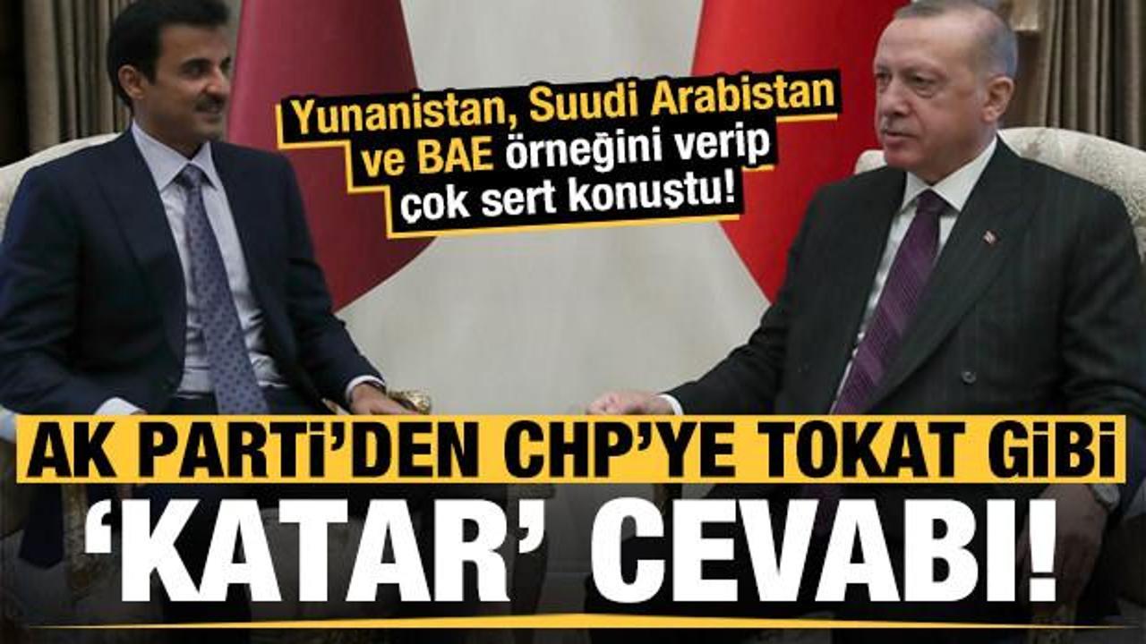 AK Parti'den CHP'ye tokat gibi 'Katar' cevabı!