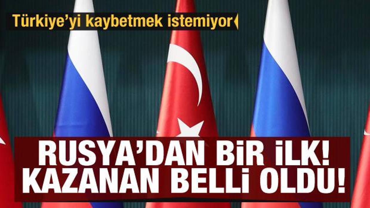 Türkiye'yi kaybetmek istemiyor! Rusya'dan Türkiye'ye yönelik bir ilk: Kazanan belli oldu