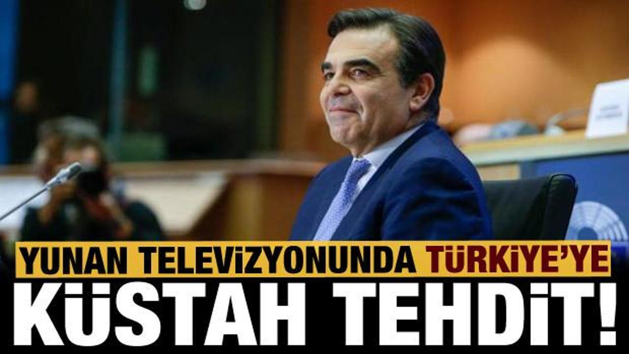 AB yetkilisinden küstah sözler: Yunan televizyonunda Türkiye'yi tehdit etti