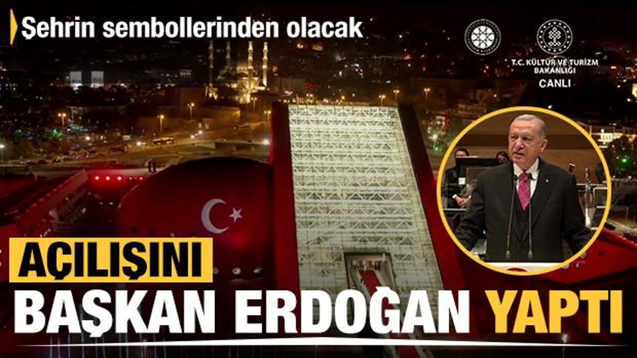Başkan Erdoğan CSO konser salonu a&ccedil;ılışında konuştu
