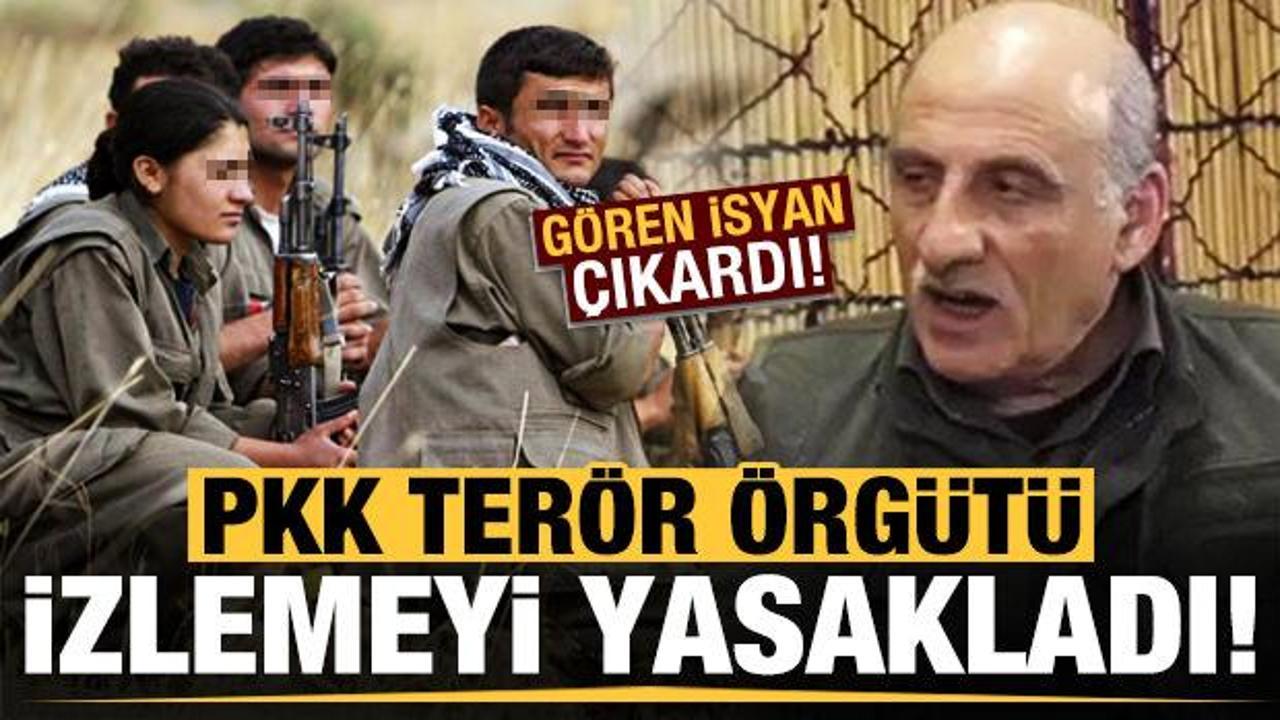 Gören isyan çıkardı! PKK izlemeyi yasakladı...