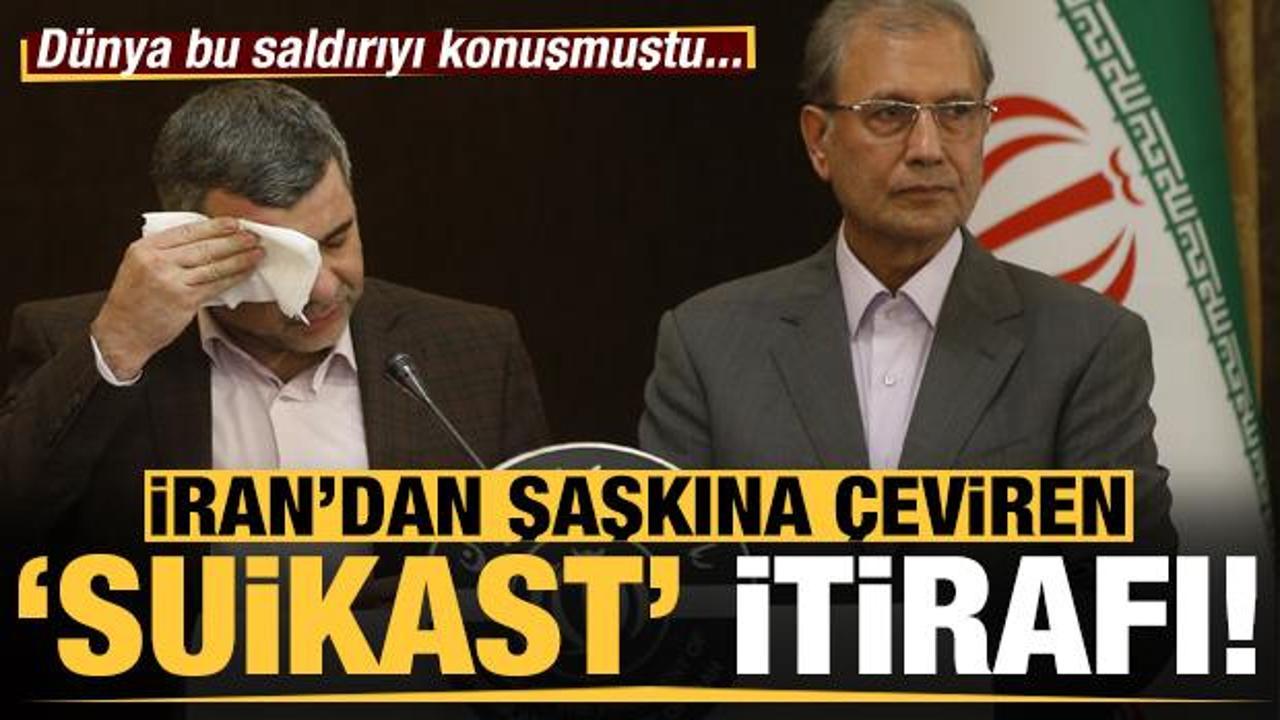 İran hükümetinden şaşkına çeviren 'suikast' itirafı!