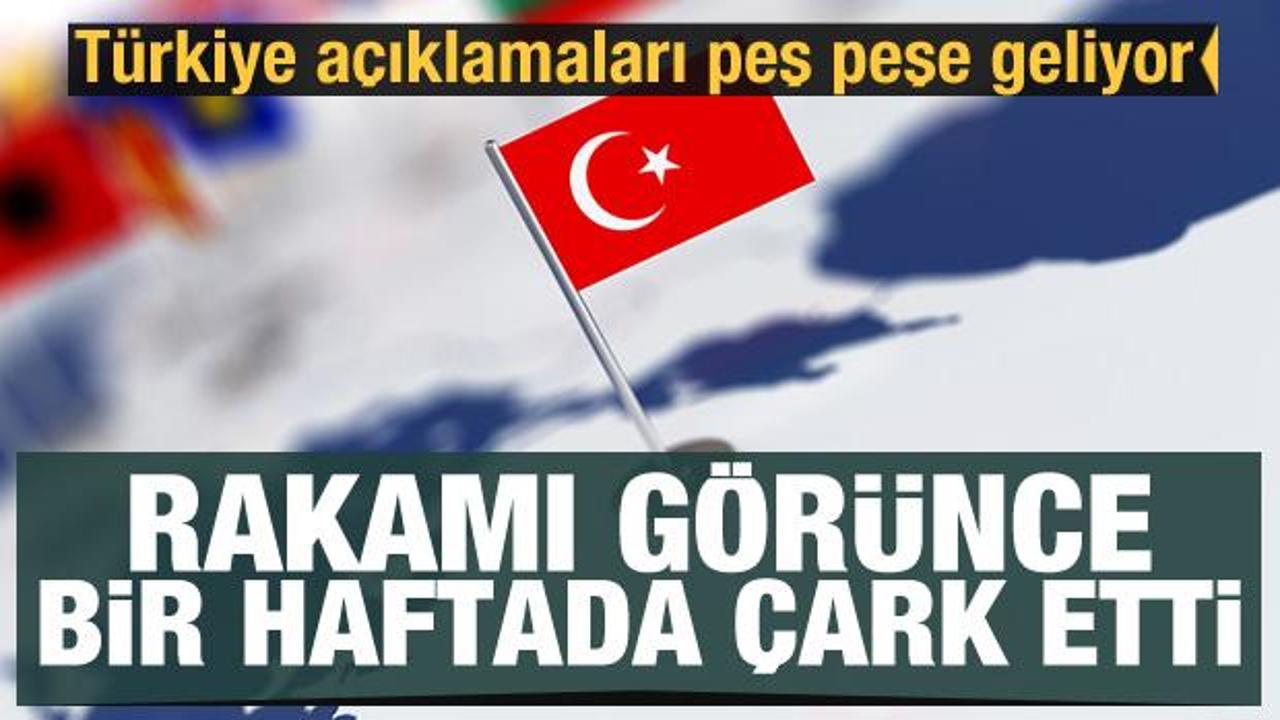 Türkiye açıklamaları peş peşe geliyor! Dünya devi rakamı görünce bir haftada çark etti