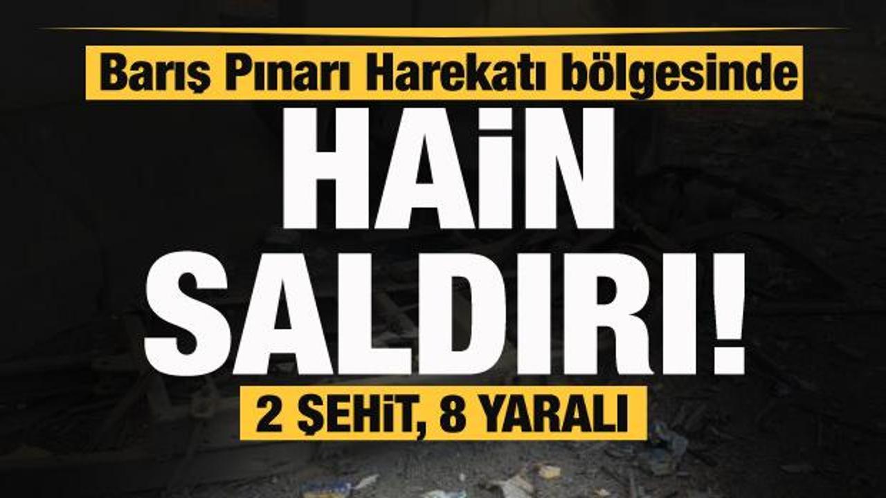 Barış Pınarı Harekatı bölgesinde hain saldırı: 2 askerimiz şehit oldu