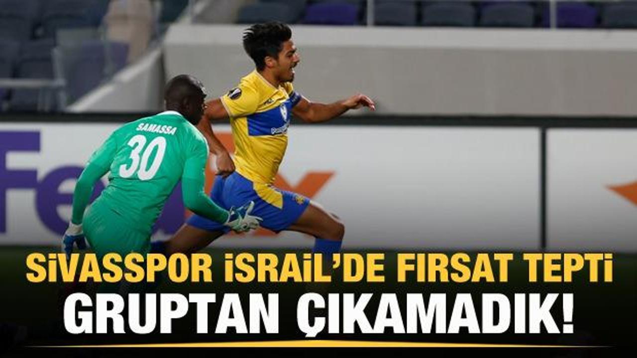 Sivasspor Avrupa'ya veda etti!