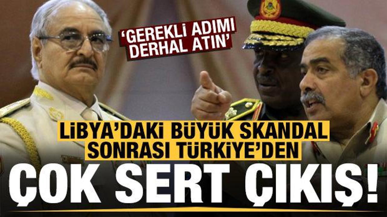 Libya'daki skandal sonrası Türkiye'den çok sert açıklama: Derhal...