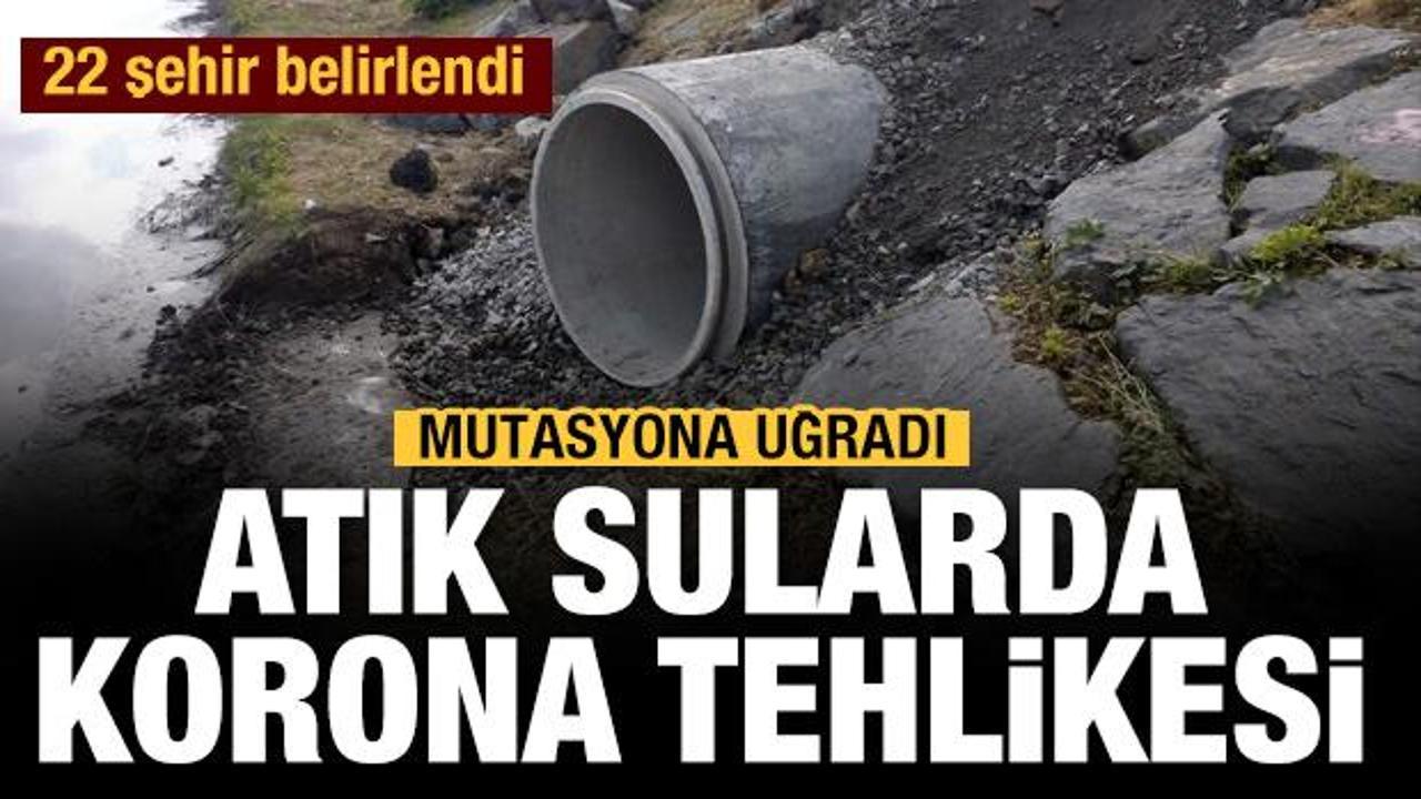 Atık sulardaki 'koronavir&uuml;s haritası' belirlendi! Mutasyonu ortaya &ccedil;ıkardı