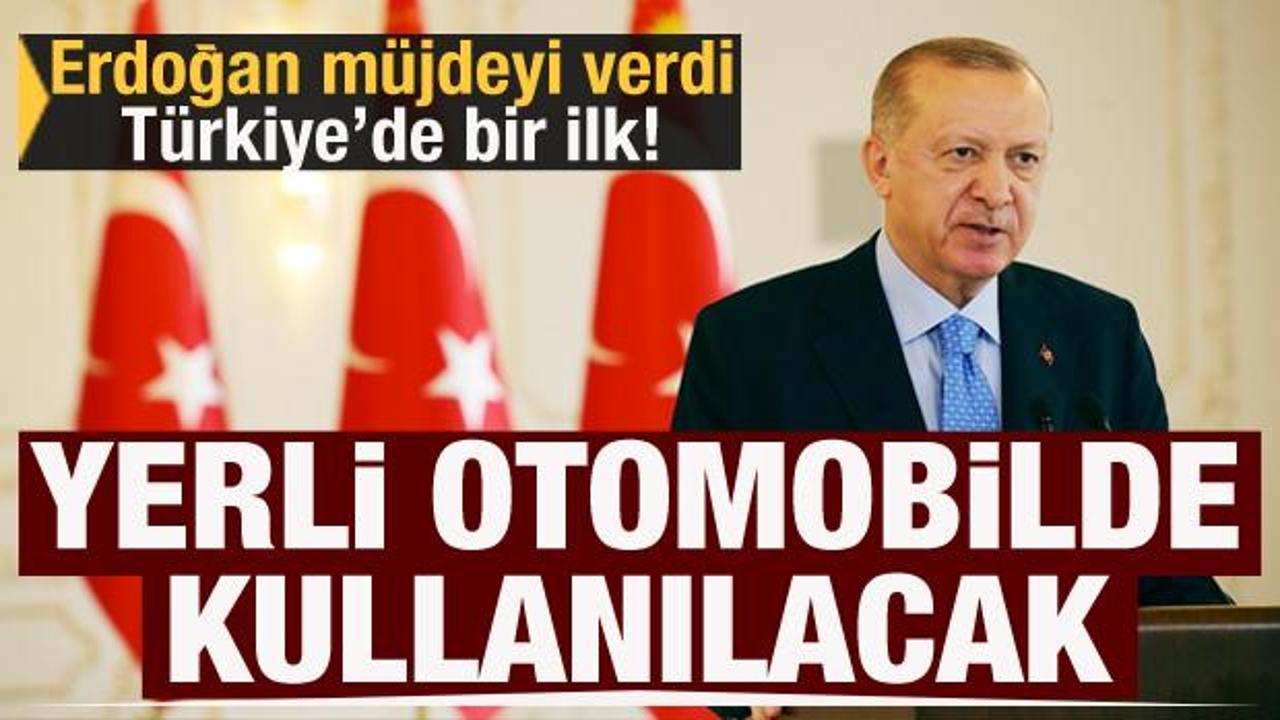 Erdoğan müjdeyi verdi! TOGG'un pillerinde de kullanılacak