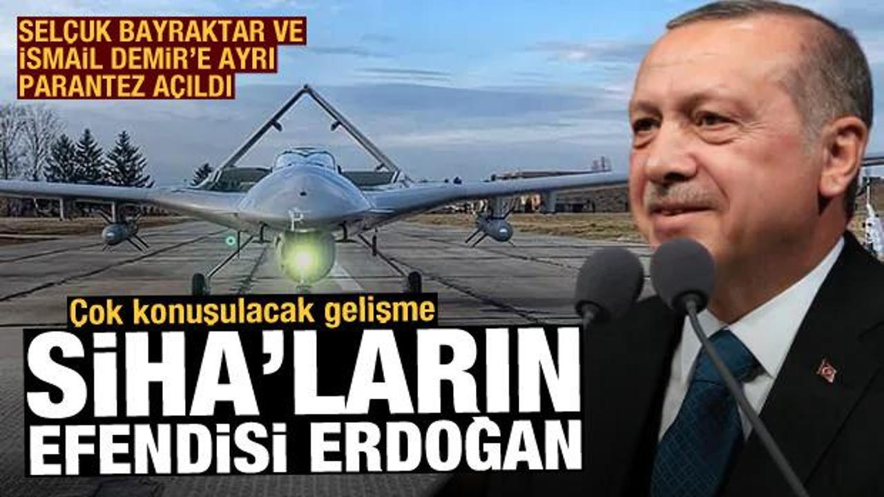 SİHA'ların efendisi Erdoğan! Selçuk Bayraktar ve İsmail Demir detayı
