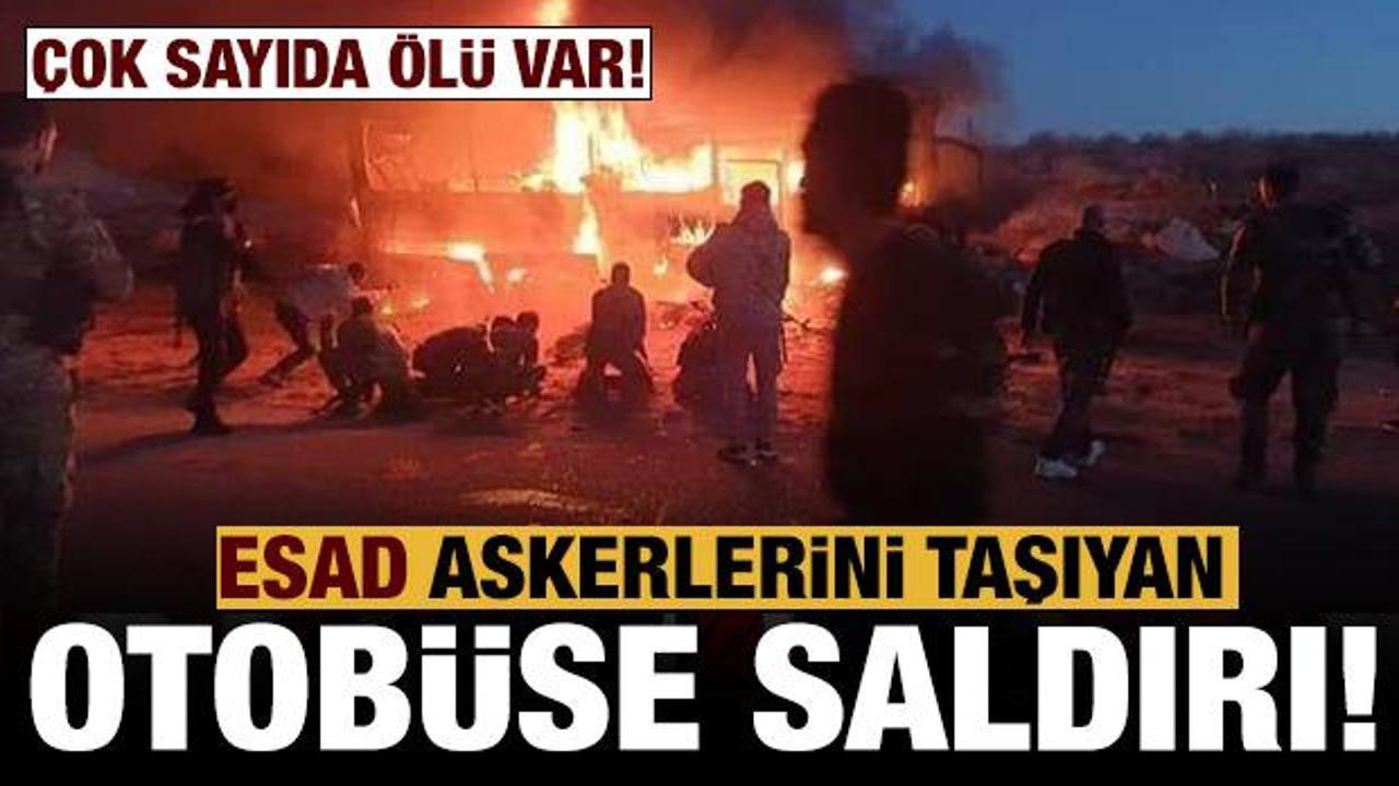 Esad askerlerine saldırı: &Ccedil;ok sayıda &ouml;l&uuml; var!