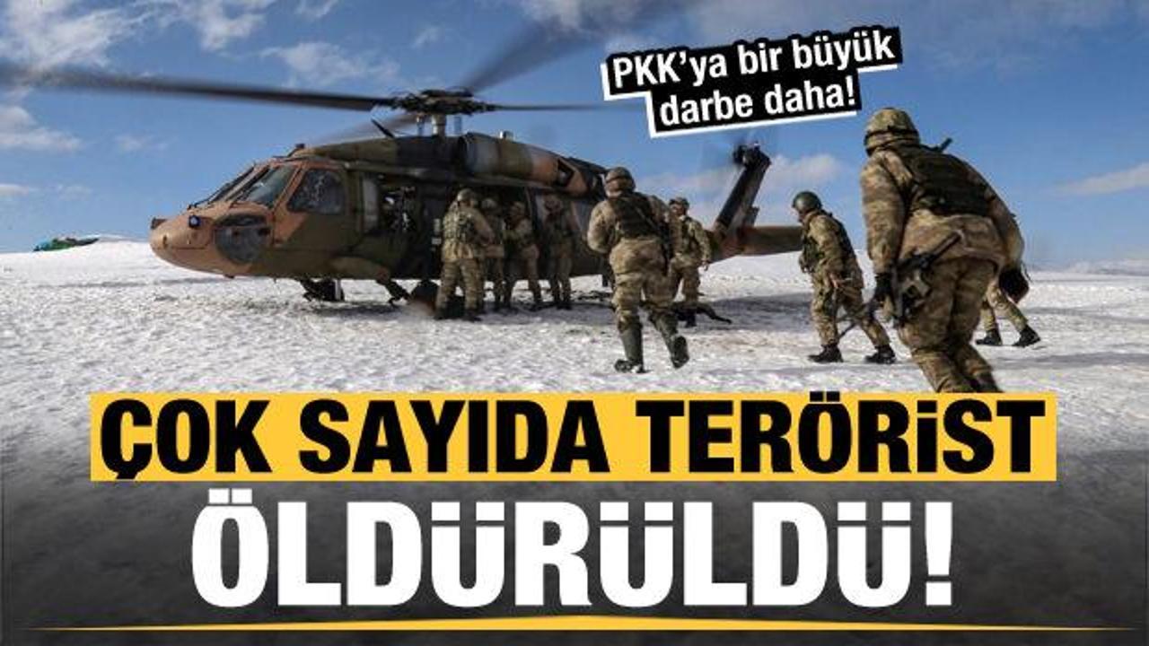 PKK'ya peş peşe bir büyük darbe daha! Çok sayıda terörist öldürüldü...