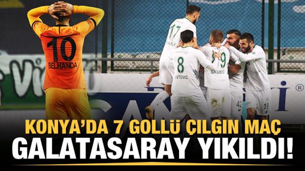 7 gollü müthiş maçta Galatasaray yıkıldı!