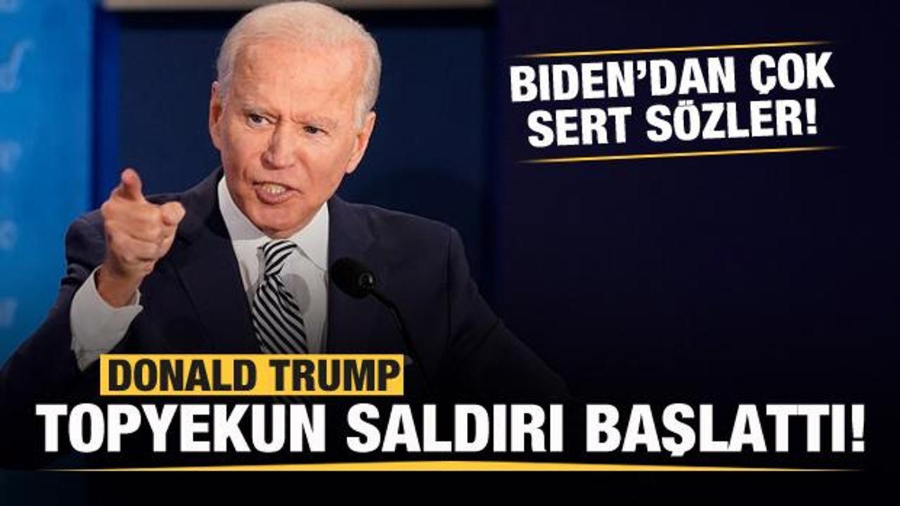Son dakika: Biden'dan son dakika açıklaması: Trump topyekun saldırı başlattı