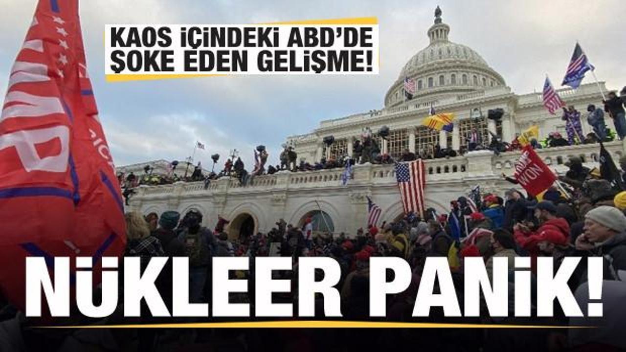 Son dakika: Kaostaki ABD'de şoke eden gelişme! N&uuml;kleer panik...