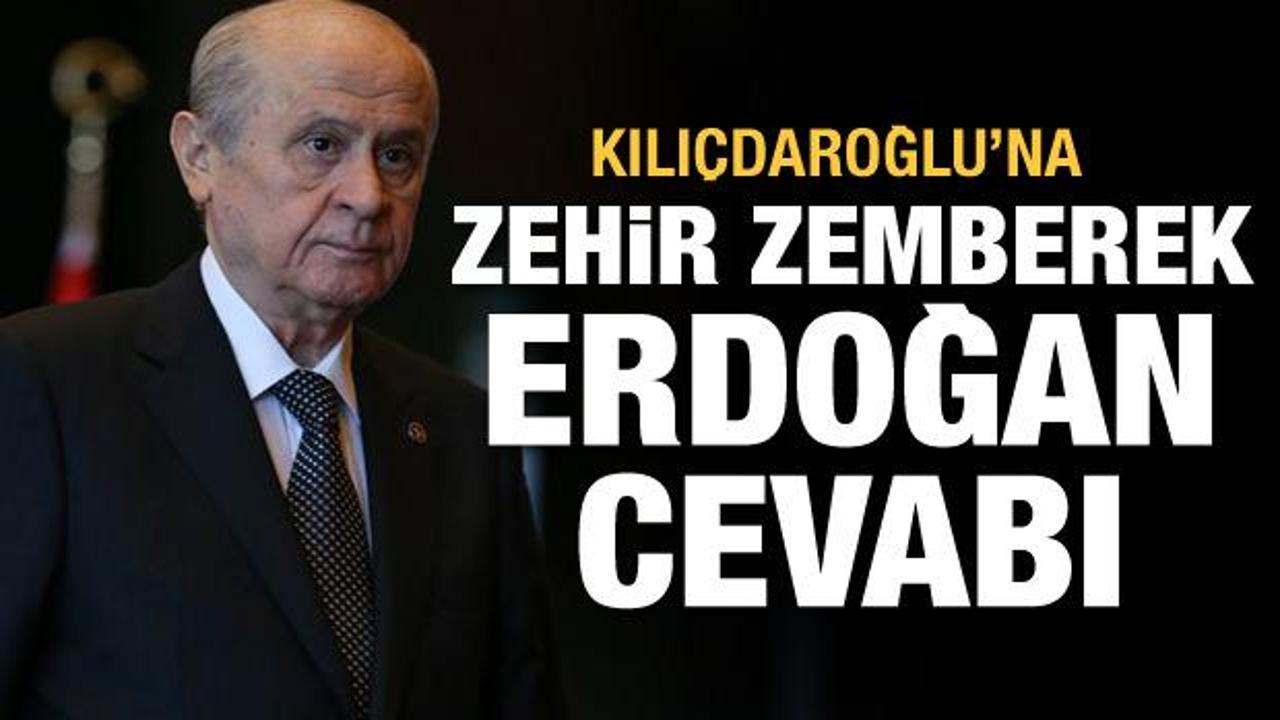  Devlet Bahçeli'den Kılıçdaroğlu'na zehir zemberek cevap