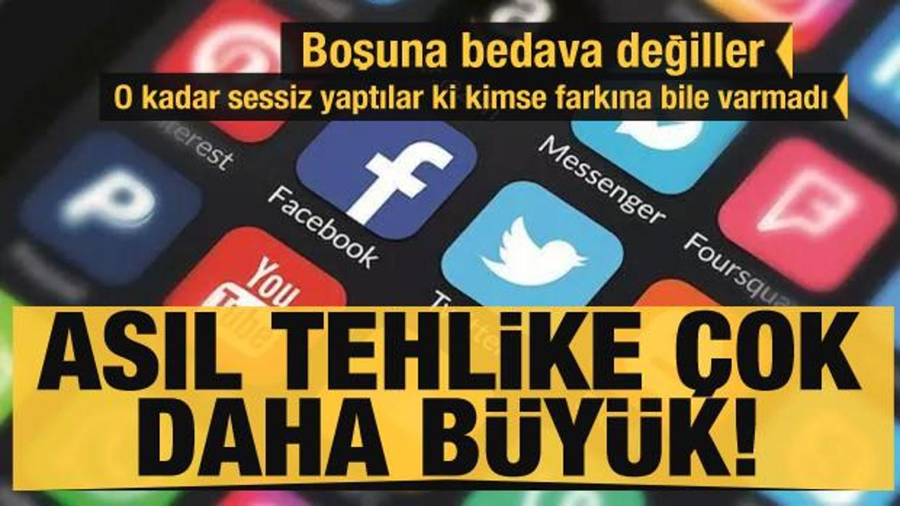 Facebook, WhatsApp... Boşuna bedava değiller! Tehlike sanılandan &ccedil;ok daha b&uuml;y&uuml;k