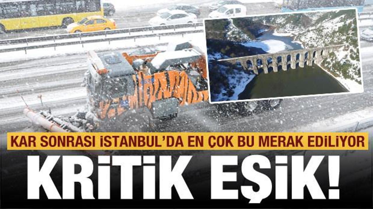 Kar yağışı sonrası İstanbul'da en çok bu merak ediliyor! Kritik eşik...