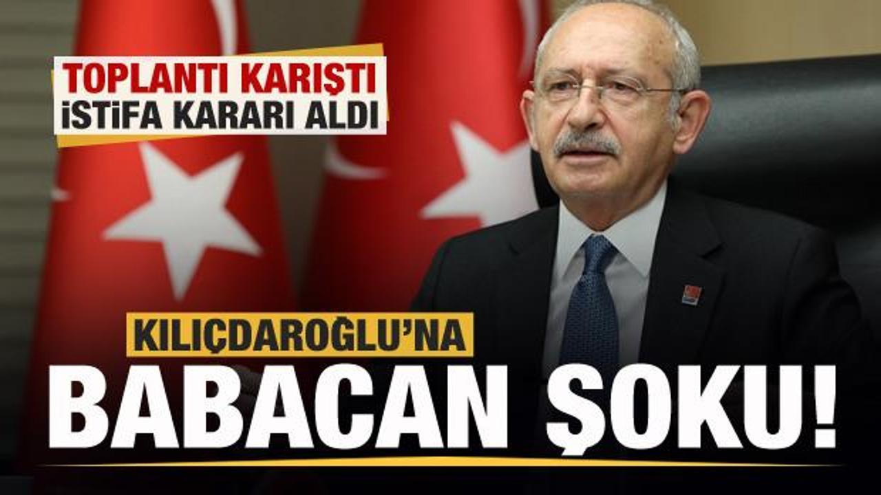 Kılıçdaroğlu'na Babacan şoku! Toplantı karıştı, istifa etti