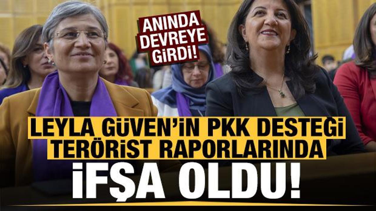 Leyla Güven’in PKK desteği terörist raporlarında tescillendi!