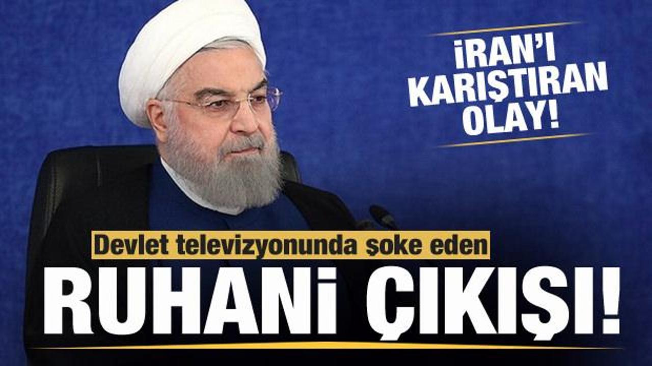 İran'ı karıştıran olay! Devlet televizyonunda Cumhurbaşkanı Ruhani'ye ağır hakaret!