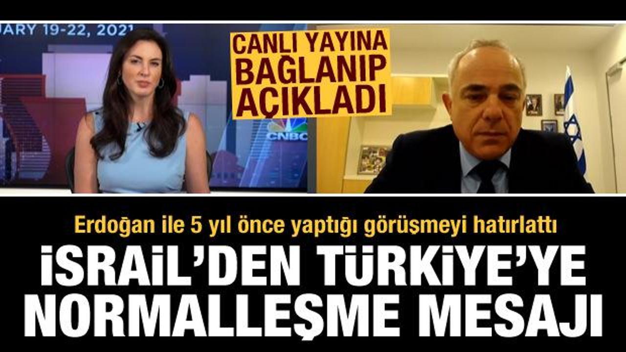 İsrail'den Türkiye'ye sürpriz normalleşme teklifi! Erdoğan ile görüşmesini anlattı