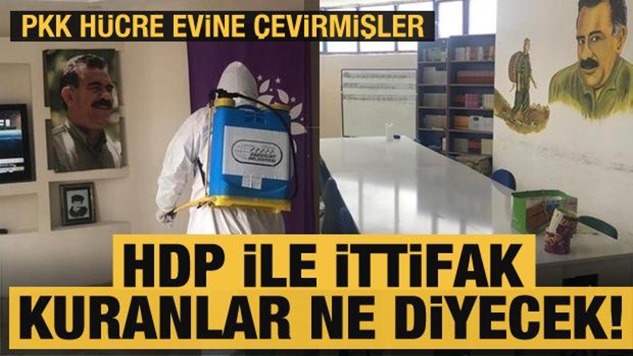 PKK'nın hücre evine çevirmişler! HDP ile ittifak kuranlar buna ne diyecek!