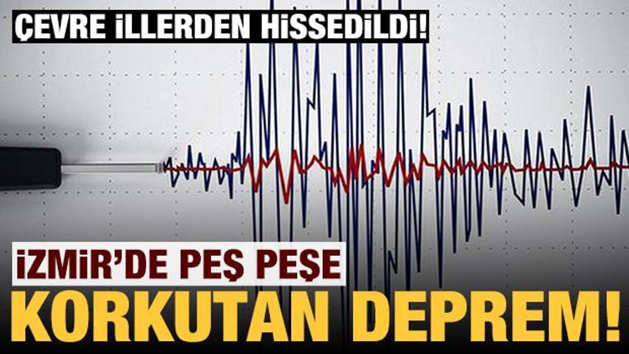 Son dakika: İzmir'de 4.7 büyüklüğünde deprem!