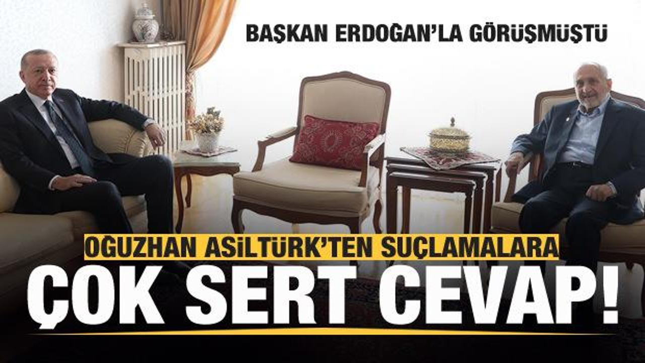 Erdoğan'la görüşen SP'li Asiltürk'ten suçlamalara sert cevap: Güler geçeriz...