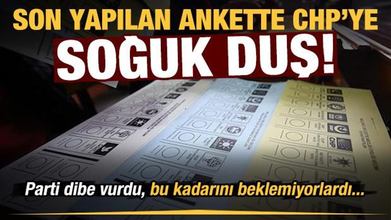 Son ankette CHP'ye soğuk duş! Parti dibe vurdu, bu kadarını beklemiyorlardı