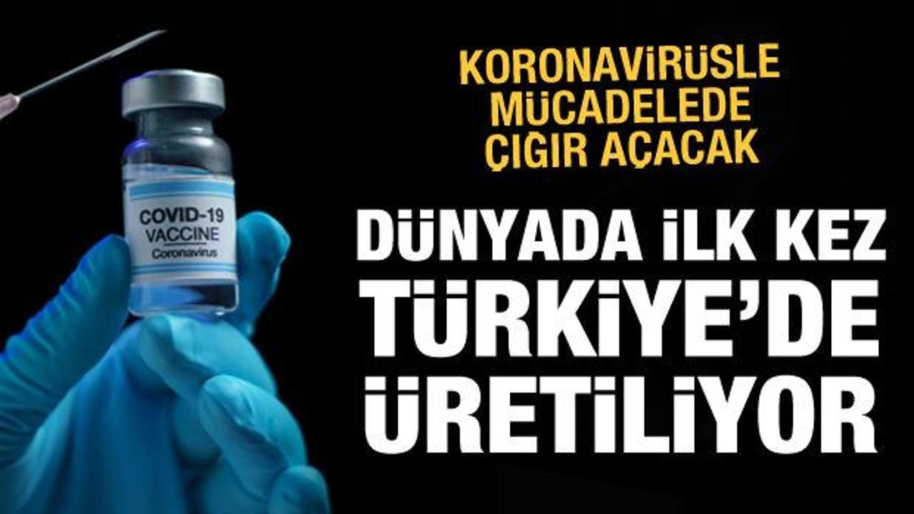 Dünyada ilk kez Türkiye'de üretilecek: Koronavirüsle mücadelede çığır açacak aşı