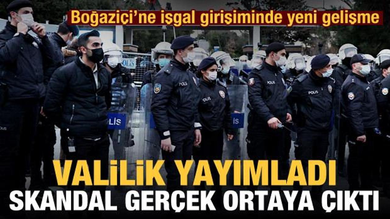 İstanbul Valiliği: Boğaziçi Üniversitesi'ndeki eylemcilerin çoğu öğrenci değil