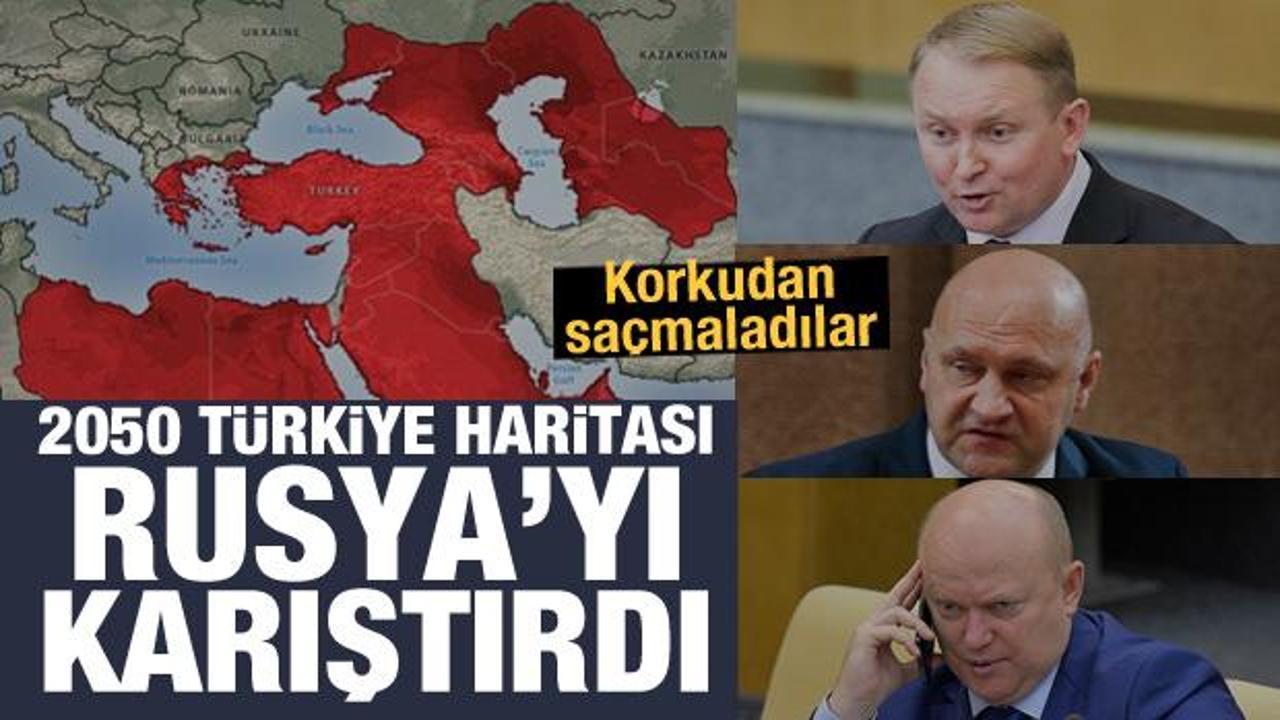 2050 Türkiye haritası Rusya'yı karıştırdı