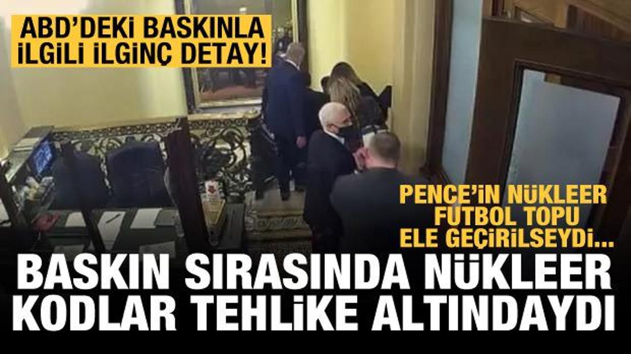 ABD'deki kongre baskınında g&ouml;zden ka&ccedil;an ayrıntı: N&uuml;kleer kodlar tehlike altındaydı!
