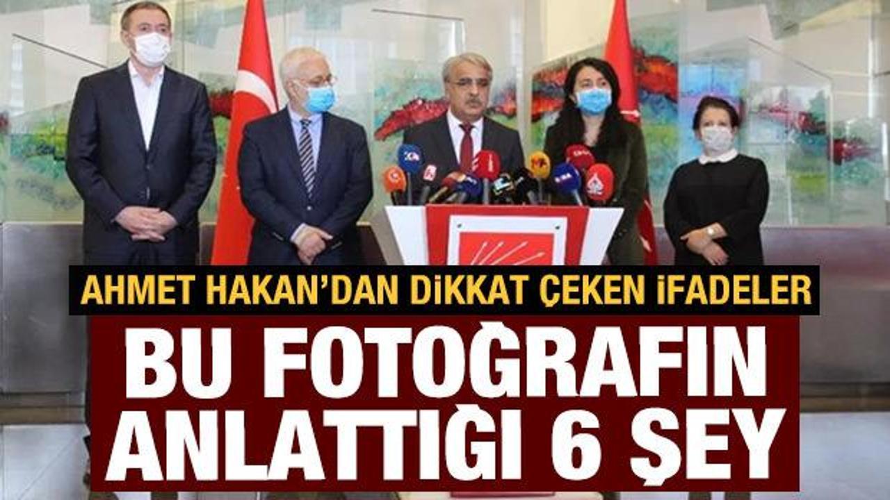 Ahmet Hakan 6 maddede özetledi: CHP-HDP ilişkisini en iyi anlatan fotoğraf